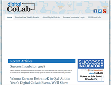 Tablet Screenshot of digitalcolab.com